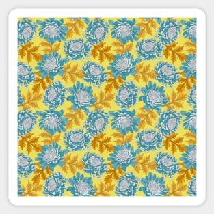 Chrysanthemum floral pattern Sticker